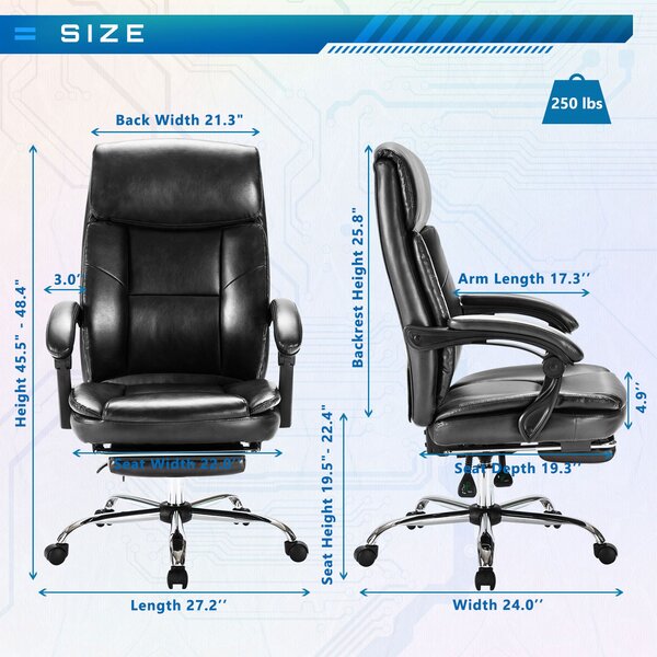 Inbox Zero Ergonomic Executive Chair & Reviews Wayfair